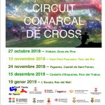 Calendari Circuit Comarcal Cross 2018-2019