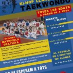 Curs de taekwondo Ki-Hop a Llançà